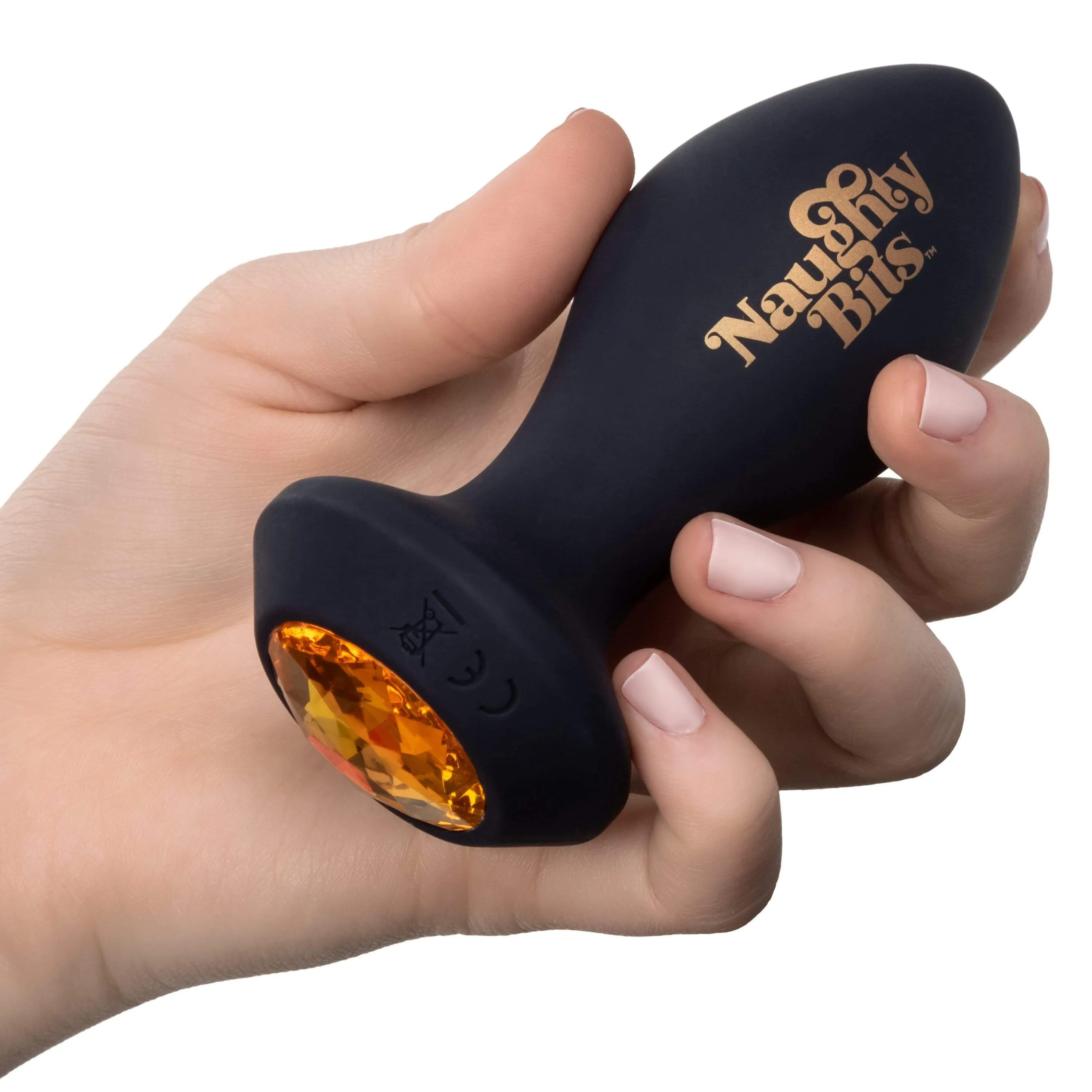 California Exotics - Naughty Bits Shake Your Ass Petite Vibrating Butt Plug (Black)