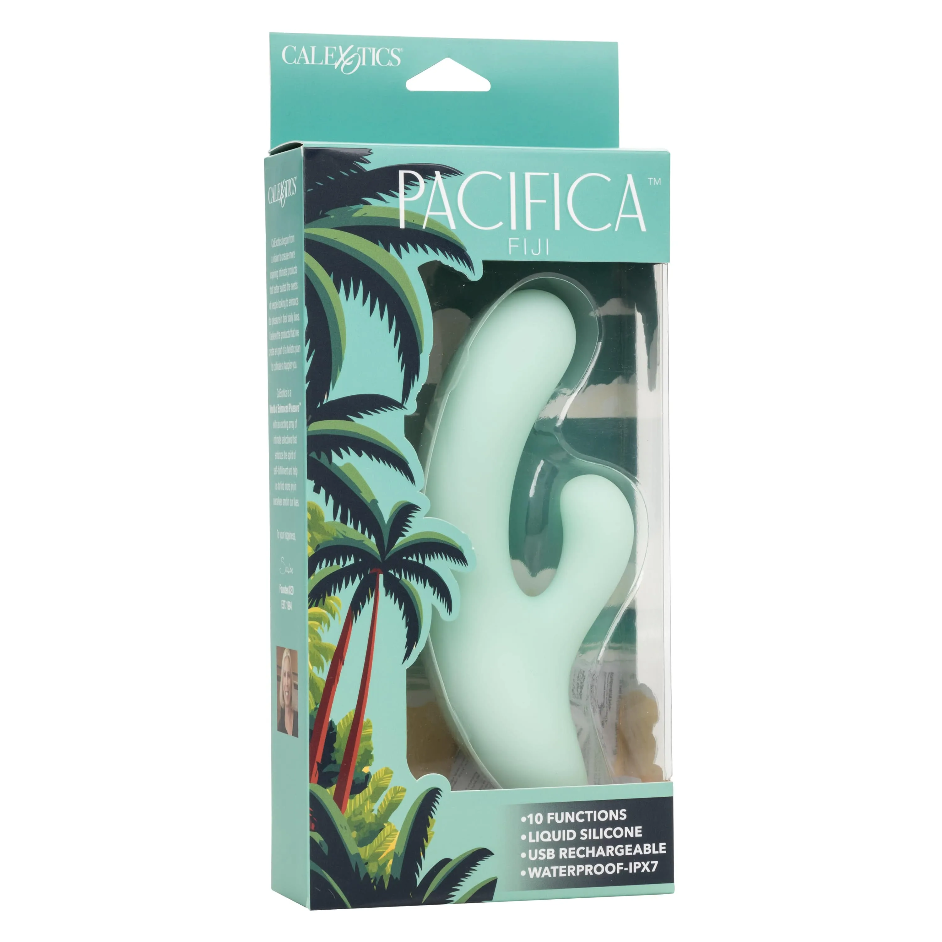 California Exotics - Pacifica Fiji Rabbit Vibrator (Green)
