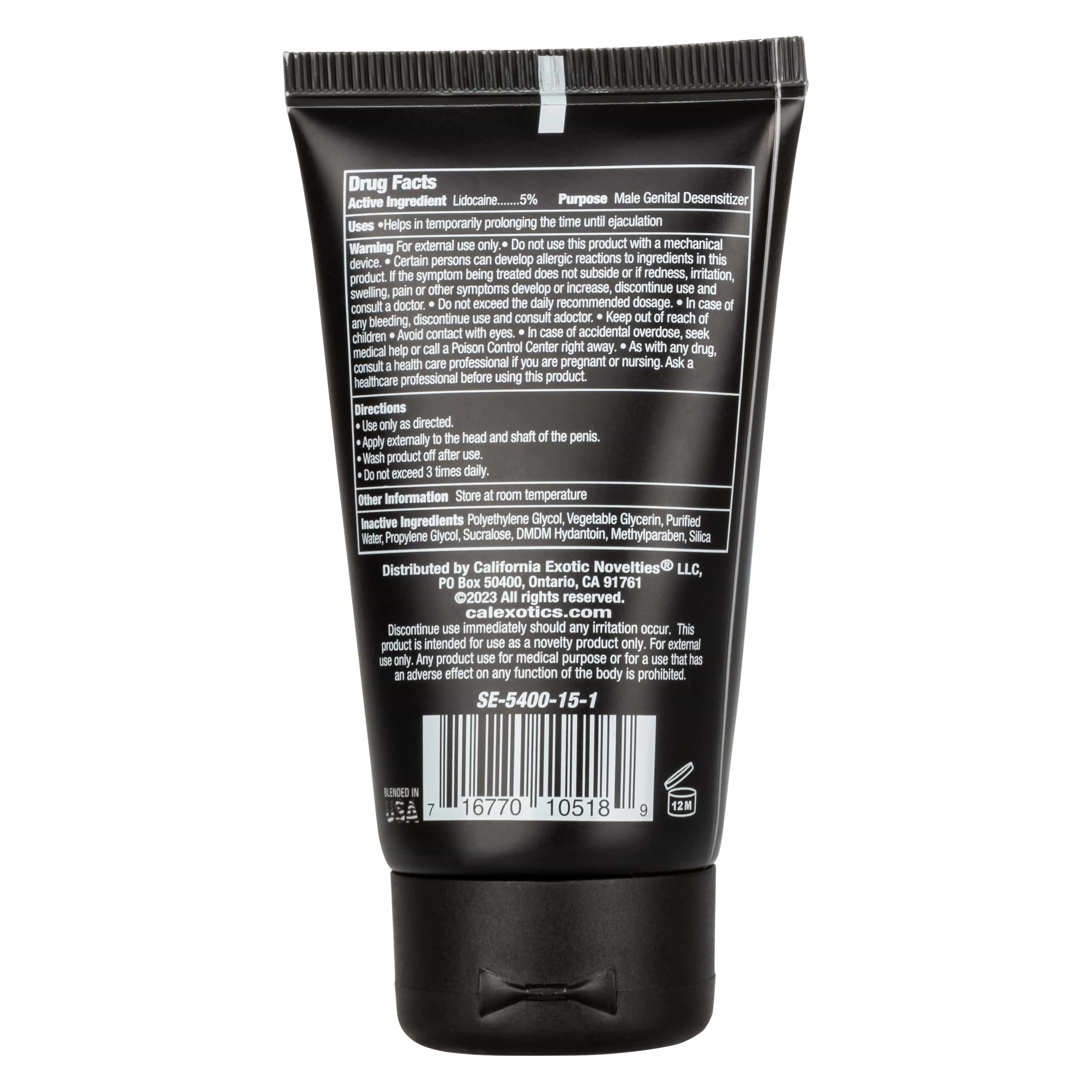 California Exotics - Peak Desensitizing Cream Ejaculation Delayer