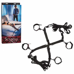 California Exotics - Scandal Over the Bed Cross Restraints (Black)