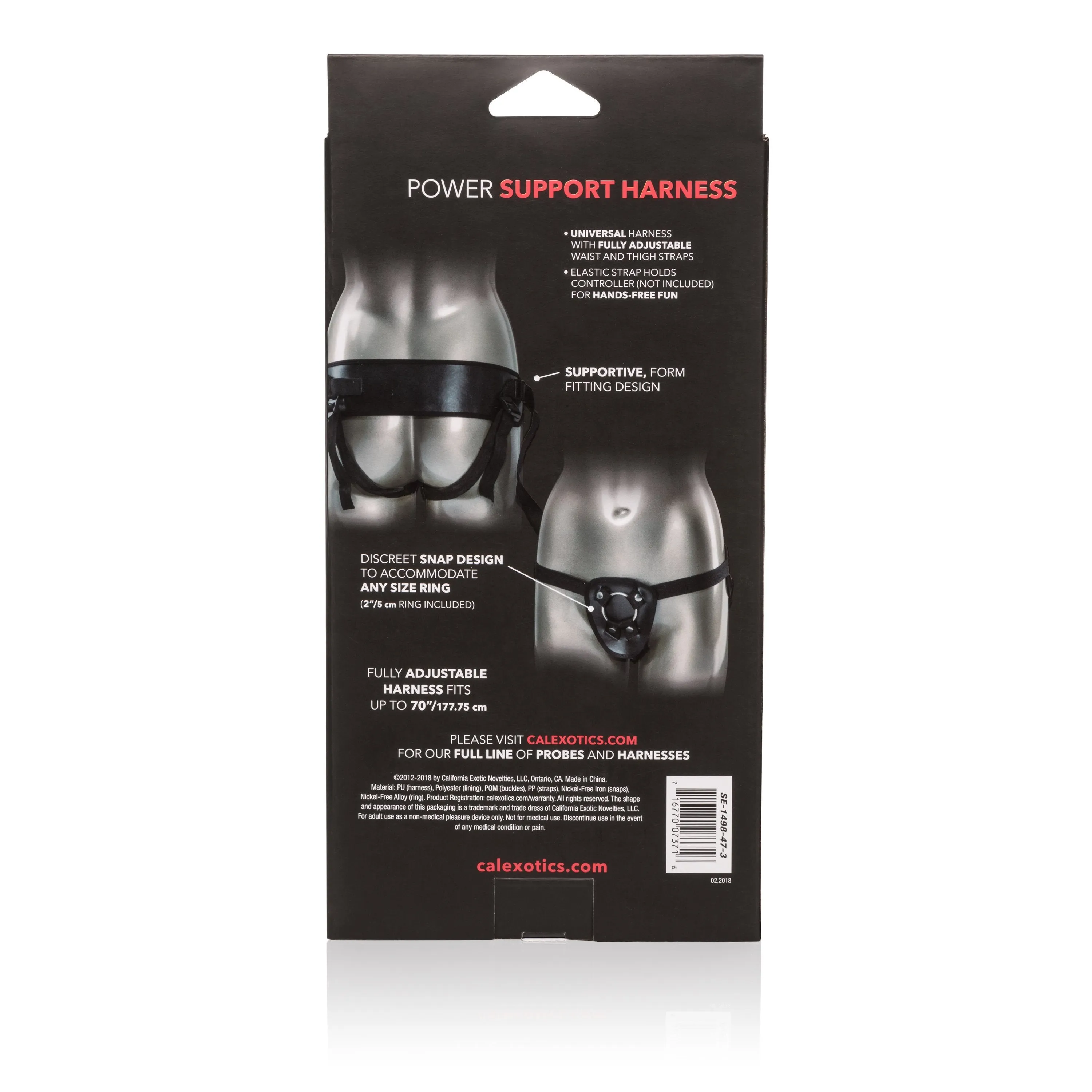 California Exotics - Universal Love Rider Power Support Harness (Black)
