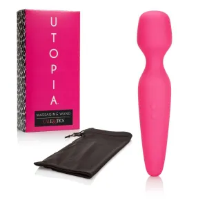 California Exotics - Utopia Rechargeable Vibrating Massage Wand (Pink)