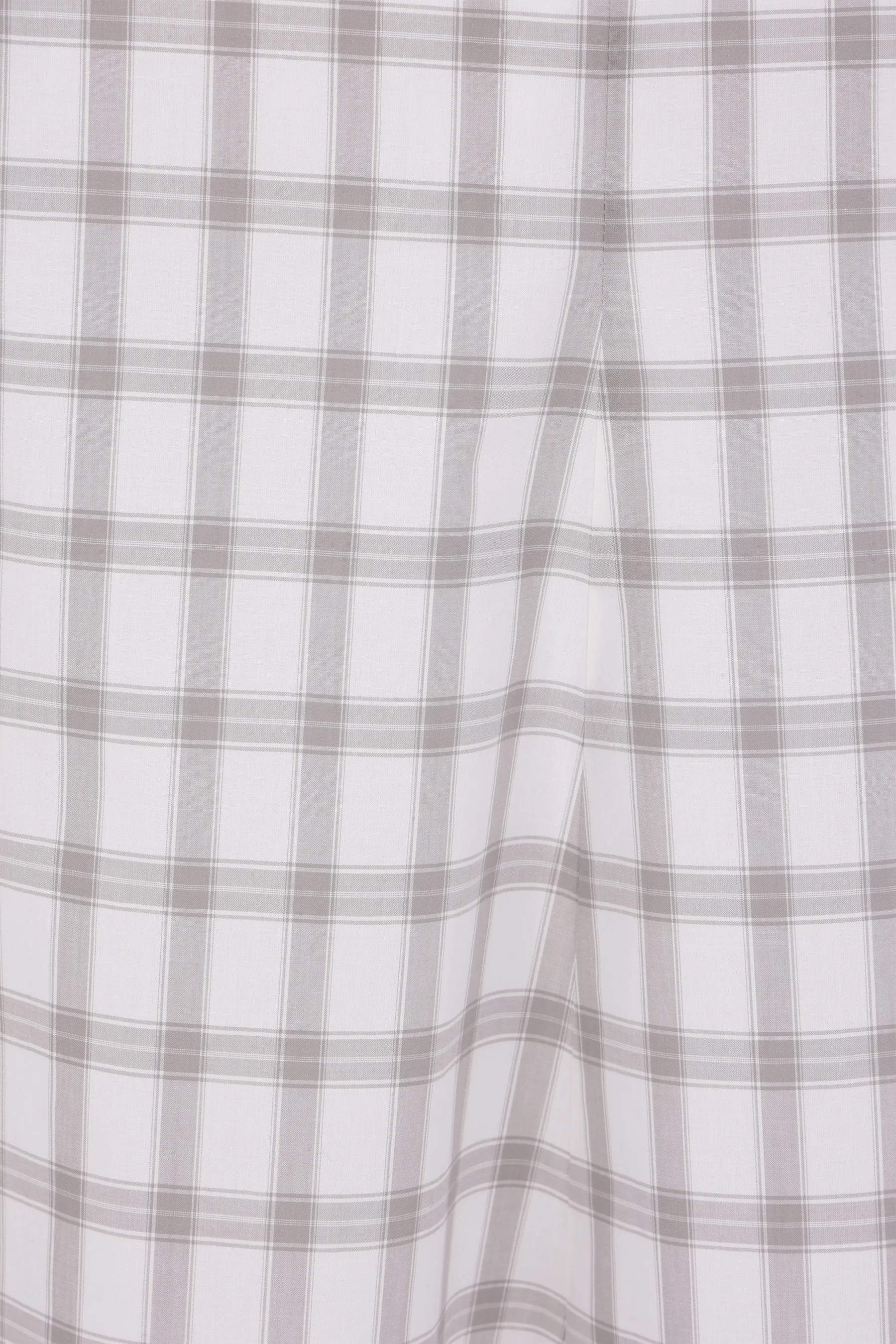 check poplin double-layer skirt
