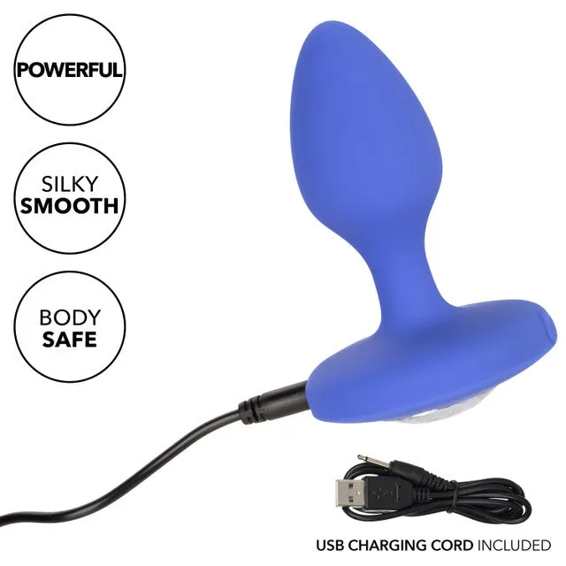 Cheeky Gems MEDIUM RECHARGEABLE VIBRATING Butt Plug Blue