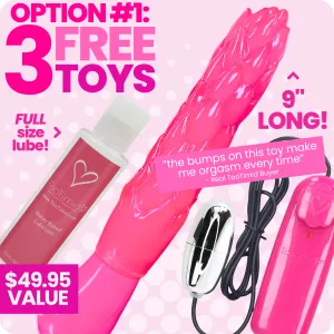 Choose Your Adventure: Pick a Set of 3 Sex Toys!