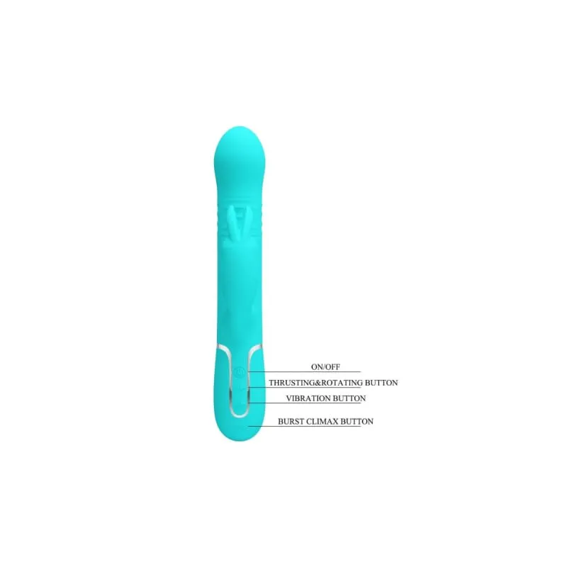 Coale Rabbit Vibrator Pearls - Turquoise