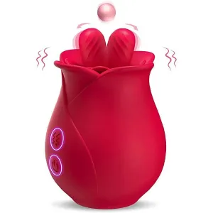 Creeping Silicone Rose Vibrator