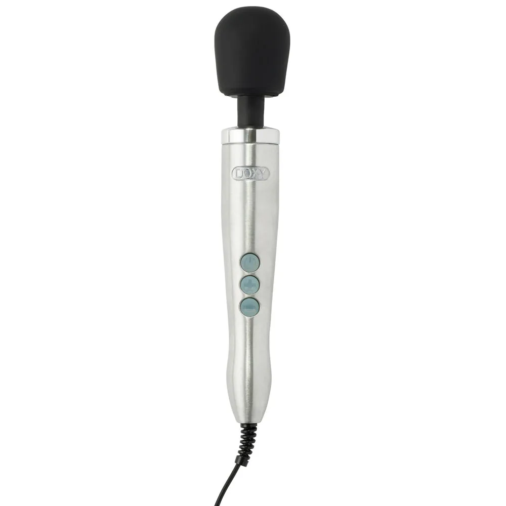 Doxy Die Cast Solid Metal Plug-In Vibrating Wand Massager