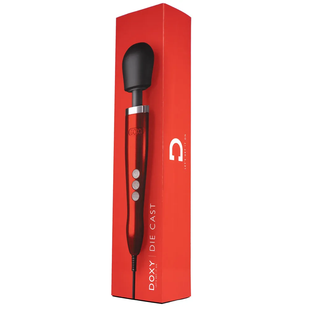 Doxy Die Cast Solid Metal Plug-In Vibrating Wand Massager