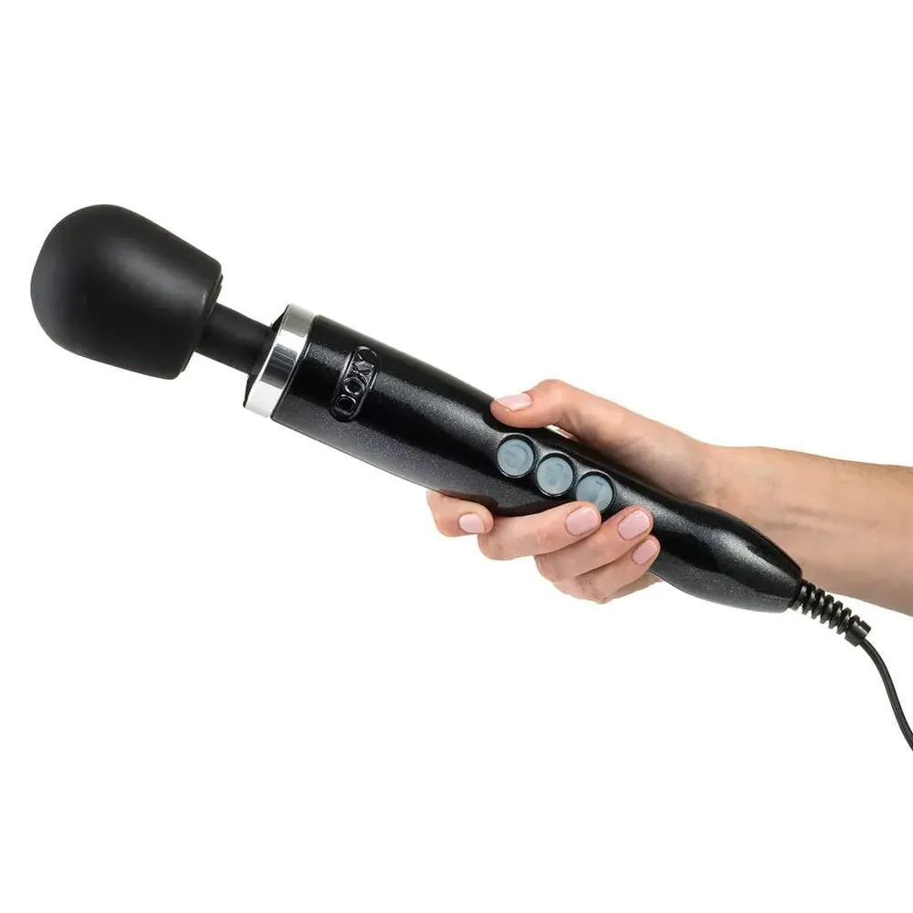 Doxy Die Cast Solid Metal Plug-In Vibrating Wand Massager