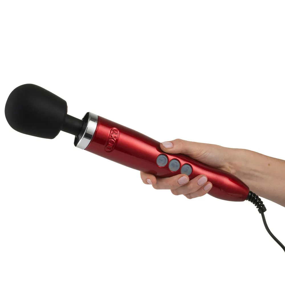 Doxy Die Cast Solid Metal Plug-In Vibrating Wand Massager