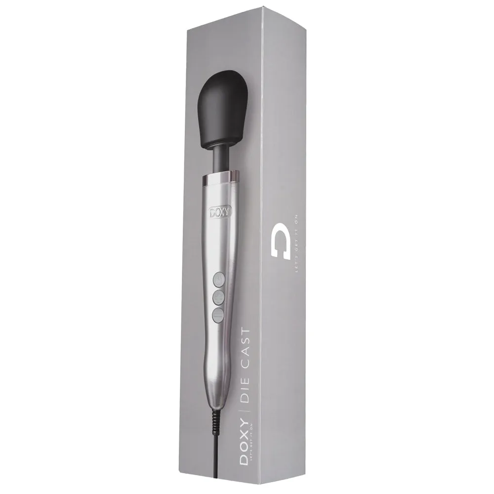 Doxy Die Cast Solid Metal Plug-In Vibrating Wand Massager