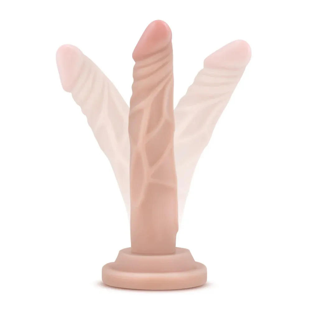 Dr. Skin Realistic 5" Mini Cock TPE Dildo With Suction Cup