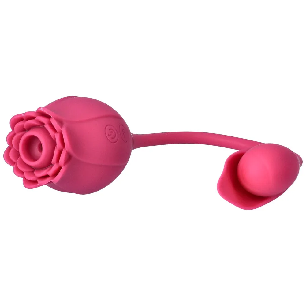 Dual-Action Fluttering Air Pulse Clit Stimulator