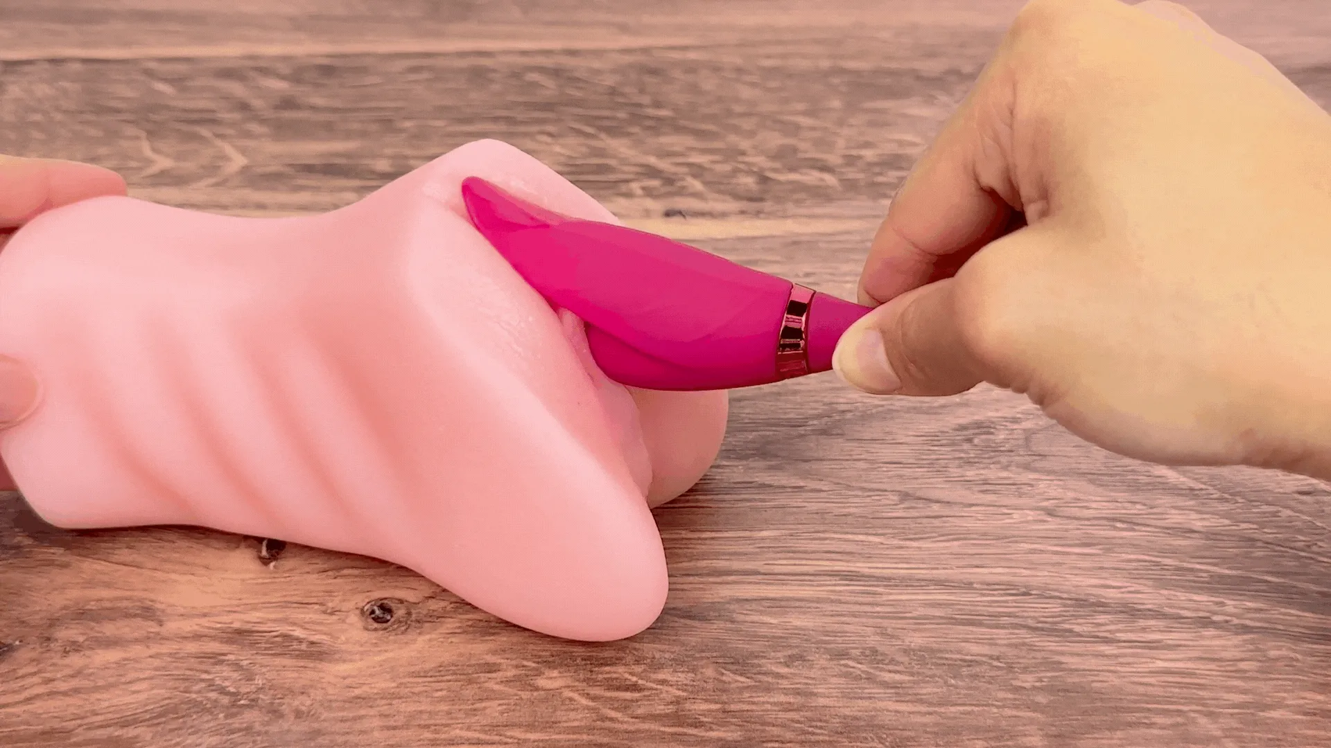 Dual-Action Fluttering Air Pulse Clit Stimulator