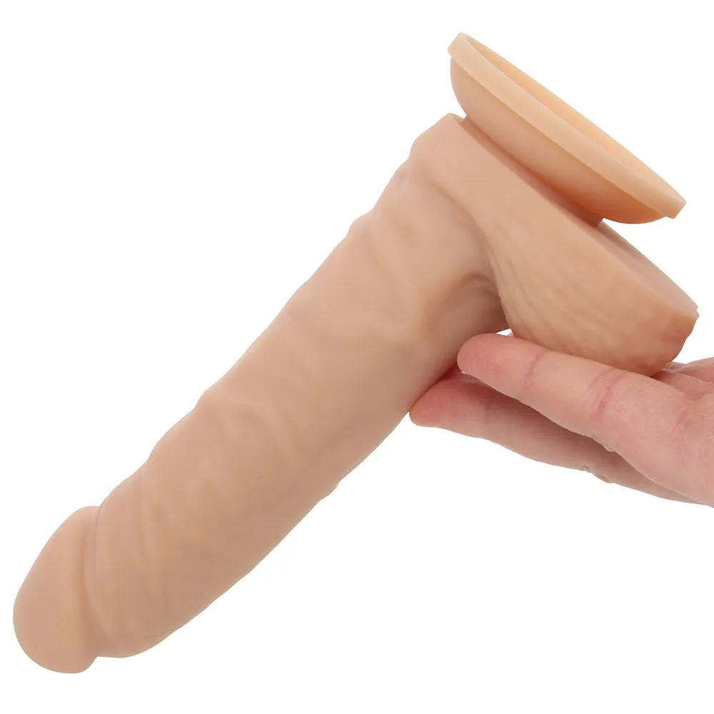 EasyRiders 7 Inch Silicone Dildo with Balls in Light