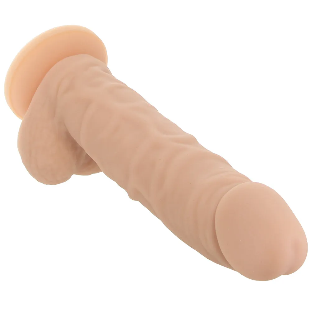 EasyRiders 7 Inch Silicone Dildo with Balls in Light