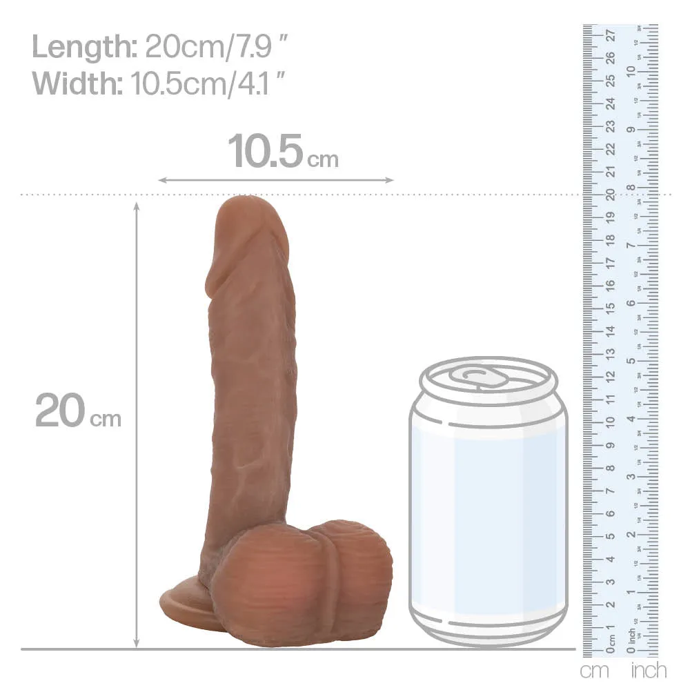 Emperor Ballsy Realistic 6" Dildo With Bouncing Balls & Suction Cup