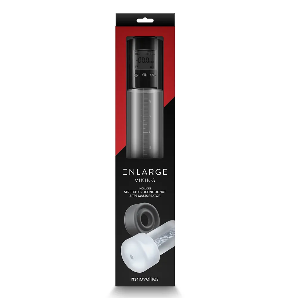 Enlarge Viking Programmable LCD Penis Pump & Masturbator