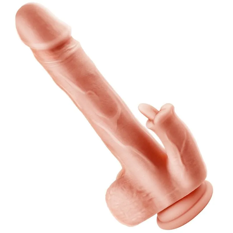Erocome - Serpens Heating Rotating Vibrating Licking Realistic Dildo 8.6" (Beige)