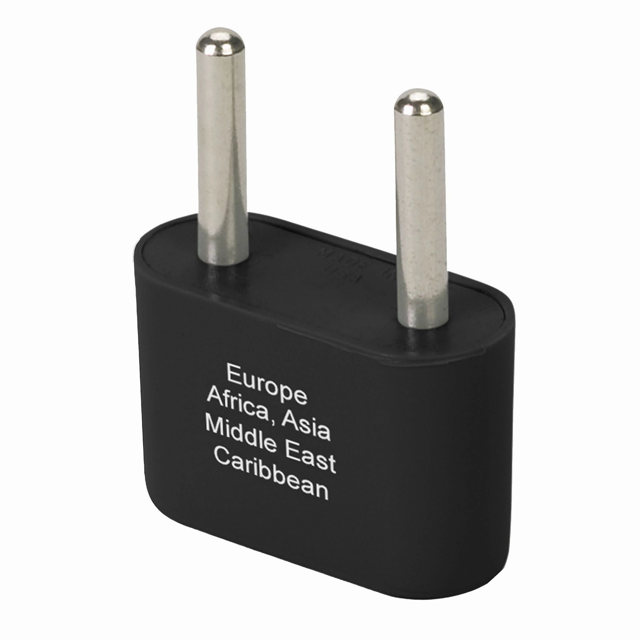 Europe & Asia Adapter Plug - Ungrounded