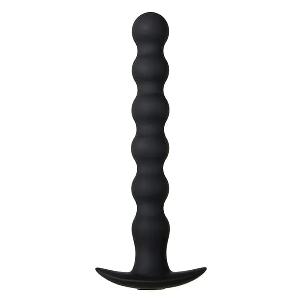 Evolved - Bottoms Up Vibrating Anal Beads (Black)
