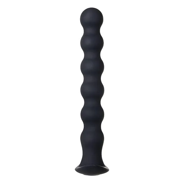 Evolved - Bottoms Up Vibrating Anal Beads (Black)