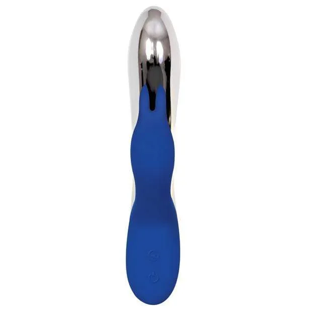 Evolved - Bunny Bright Light Up Metallic Vibrator (Blue)