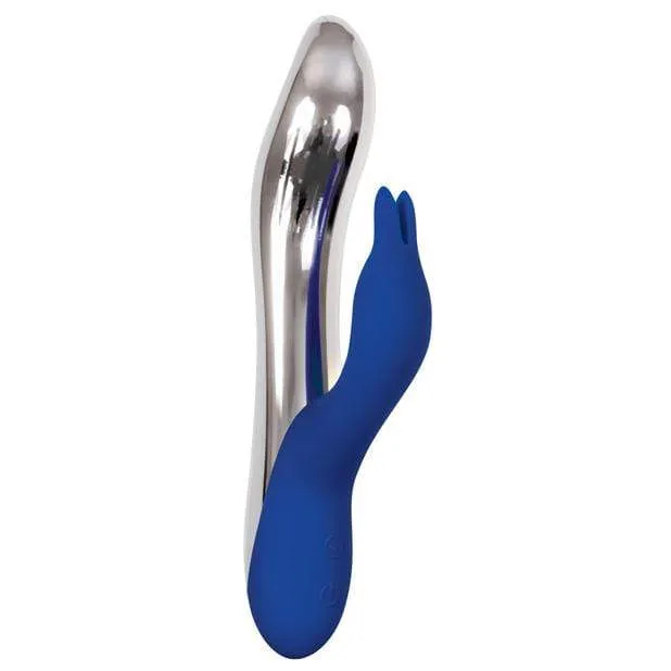 Evolved - Bunny Bright Light Up Metallic Vibrator (Blue)