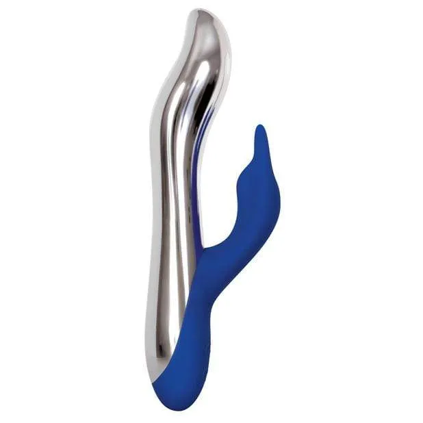 Evolved - Bunny Bright Light Up Metallic Vibrator (Blue)