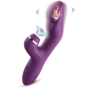 Female Vibrator G-spot Stimulating Clit Sucking Rabbit Vibrators Sex Toy for Woman