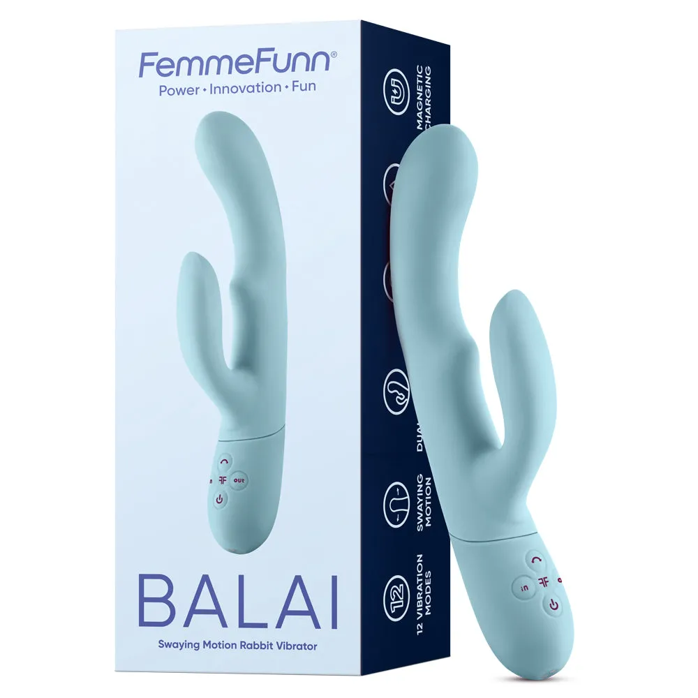 FemmeFunn Balai Clitoral Swaying Hands-Free Rabbit Vibrator