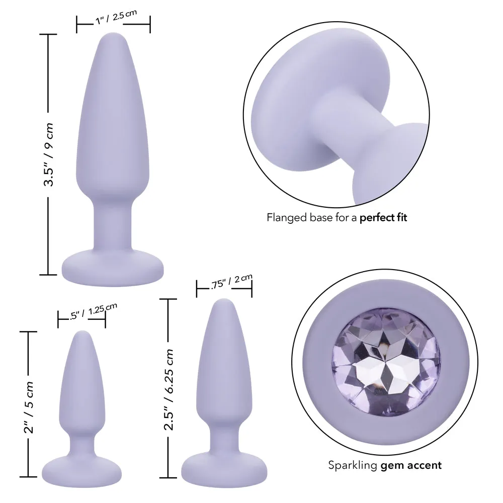 First Time Crystal Booty Anal Plug Training Kit
