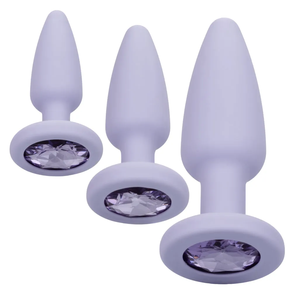First Time Crystal Booty Anal Plug Training Kit