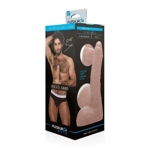 Fleshlight - Fleshjack Boys Diego Sans Realistic Dildo 7.5" (Beige)