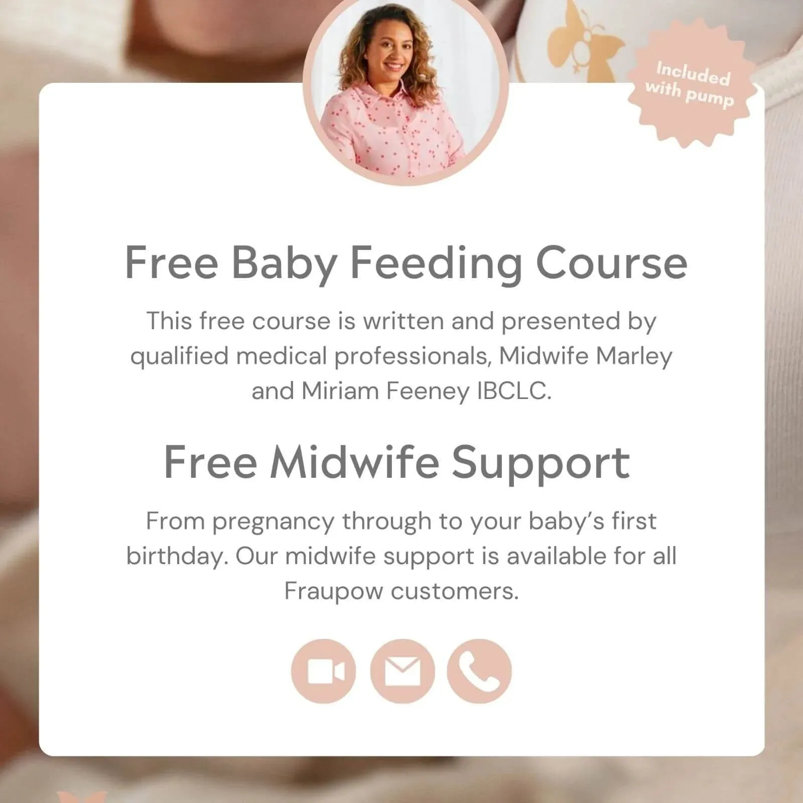 Fraupow Wearable Electric Breast Pump