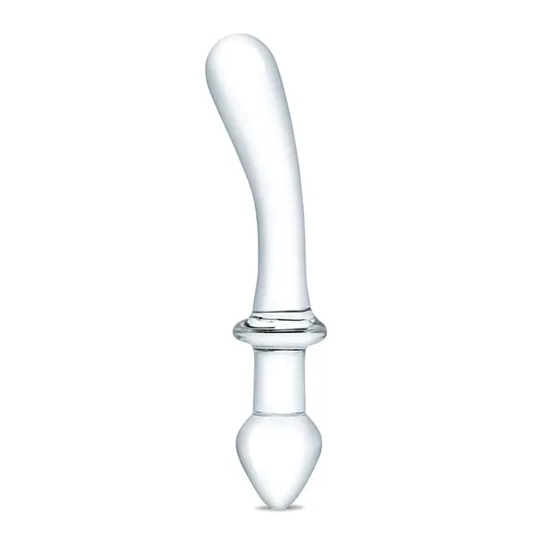Glas - Classic Curved Dual Ended Glass Dildo 9" (Clear)