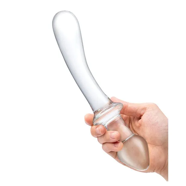 Glas - Classic Curved Dual Ended Glass Dildo 9" (Clear)