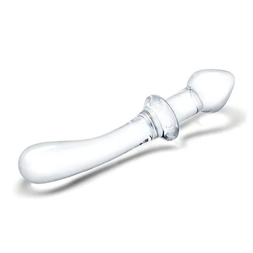 Glas - Classic Curved Dual Ended Glass Dildo 9" (Clear)