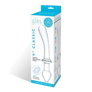 Glas - Classic Curved Dual Ended Glass Dildo 9" (Clear)