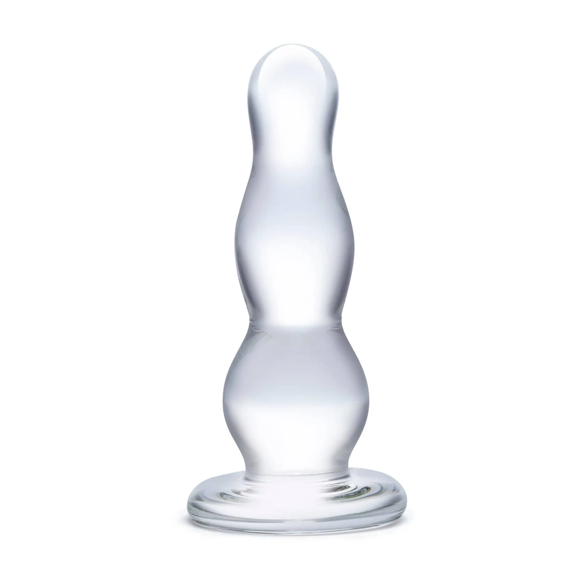 Glas - Glass Butt Plug 4" (Clear)