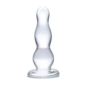 Glas - Glass Butt Plug 4" (Clear)
