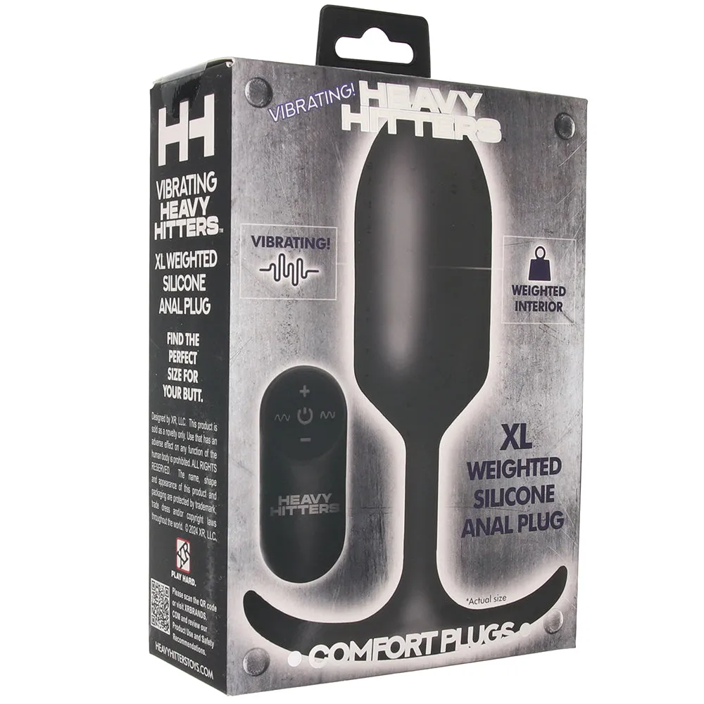 Heavy Hitters Weighted Silicone Anal Plug Vibe