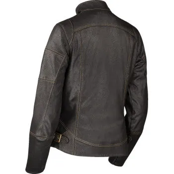 Icon Women's Tuscadero3™ Motorcycle Jacket Black