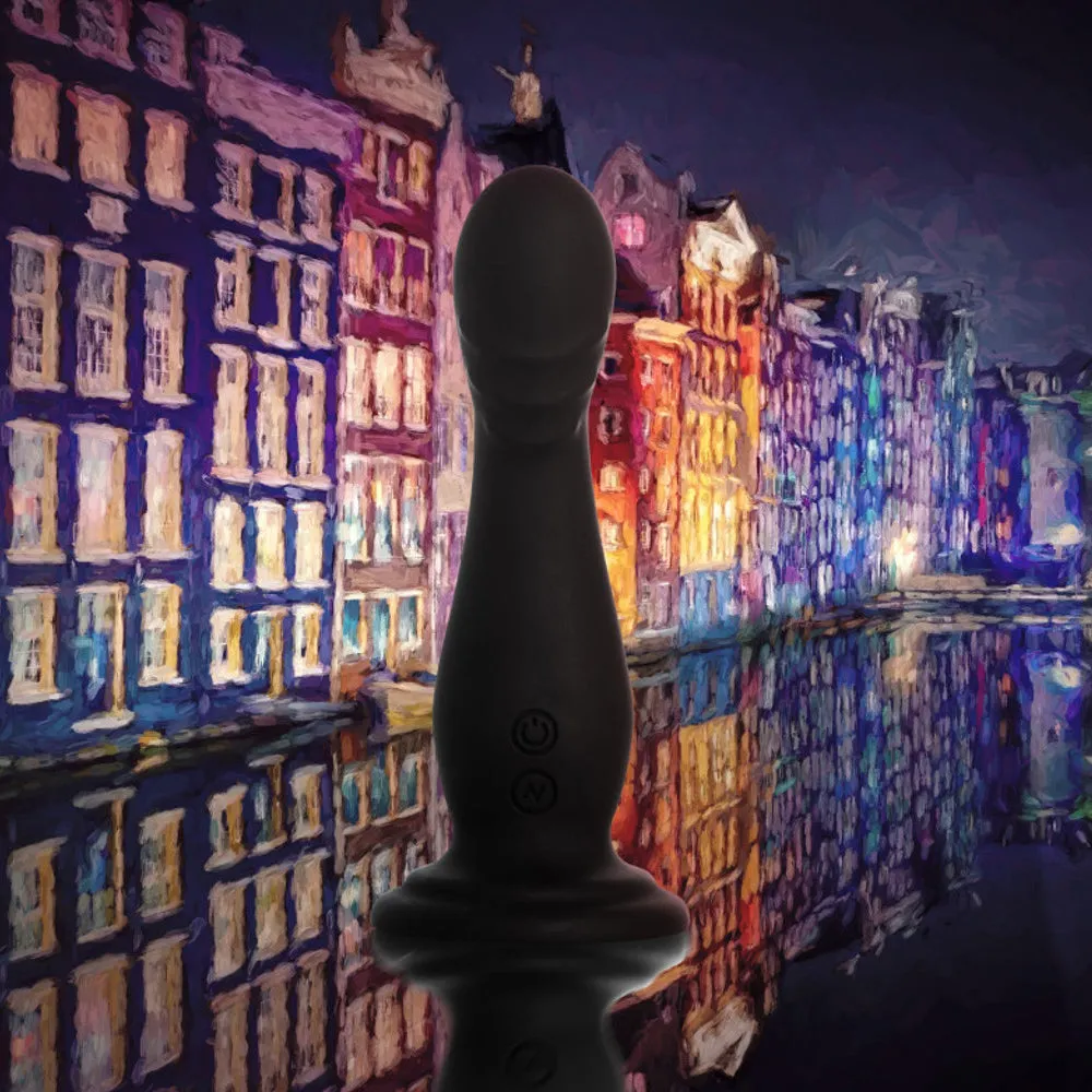 Impressions Amsterdam Vibrating Ribbed Dildo With Suction Cup