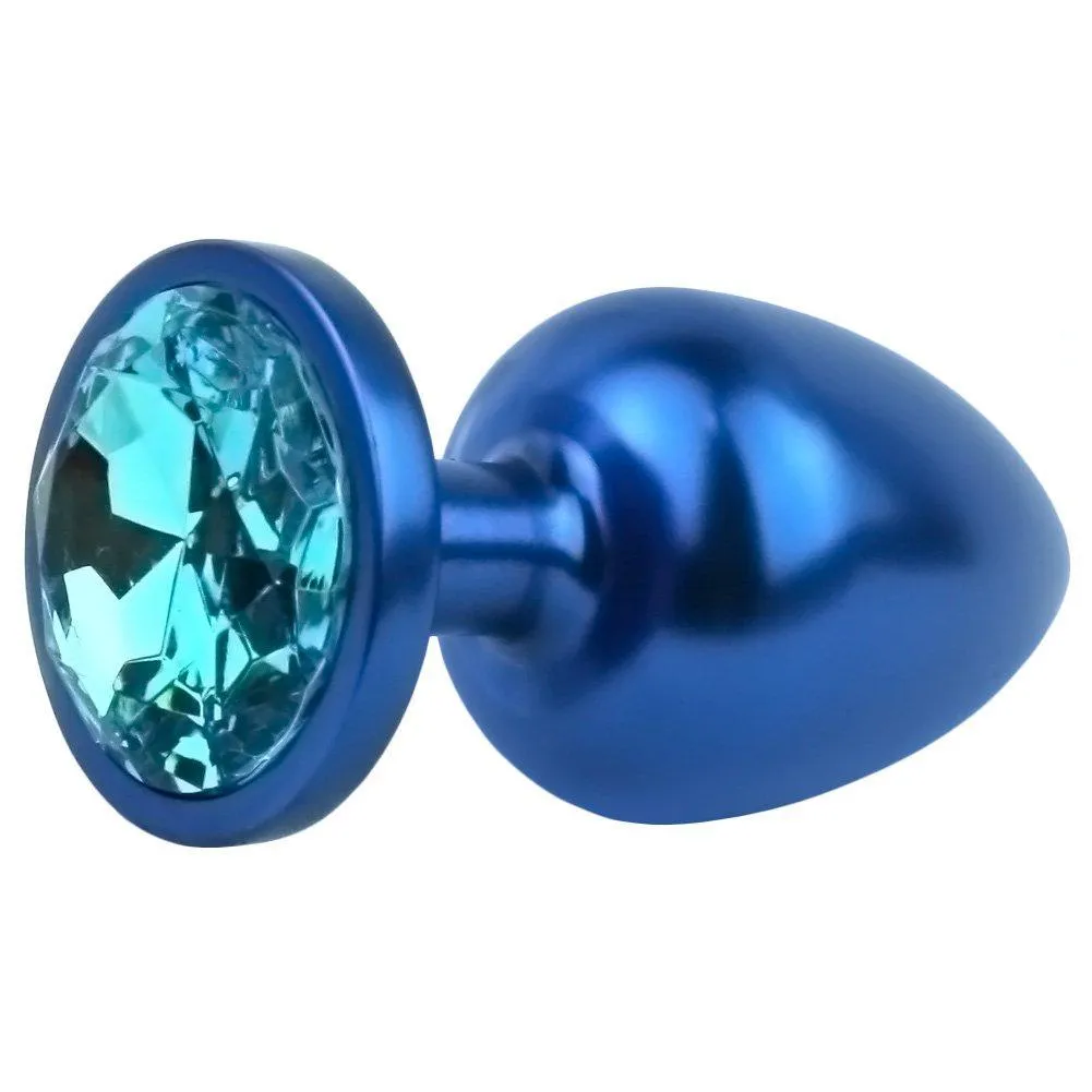 Jeweled Aluminum Anal Plug - A Beautiful Anal Toy!