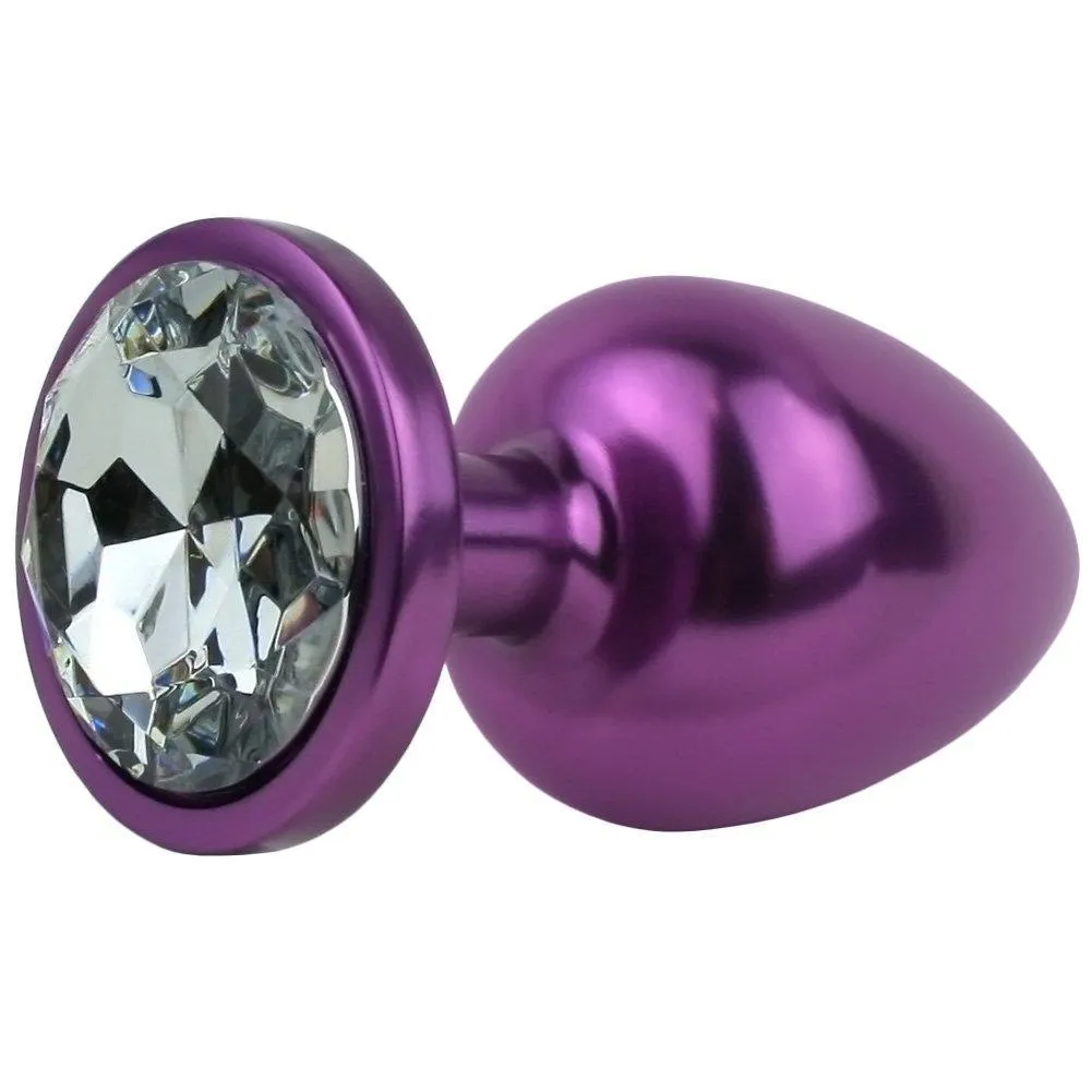 Jeweled Aluminum Anal Plug - A Beautiful Anal Toy!