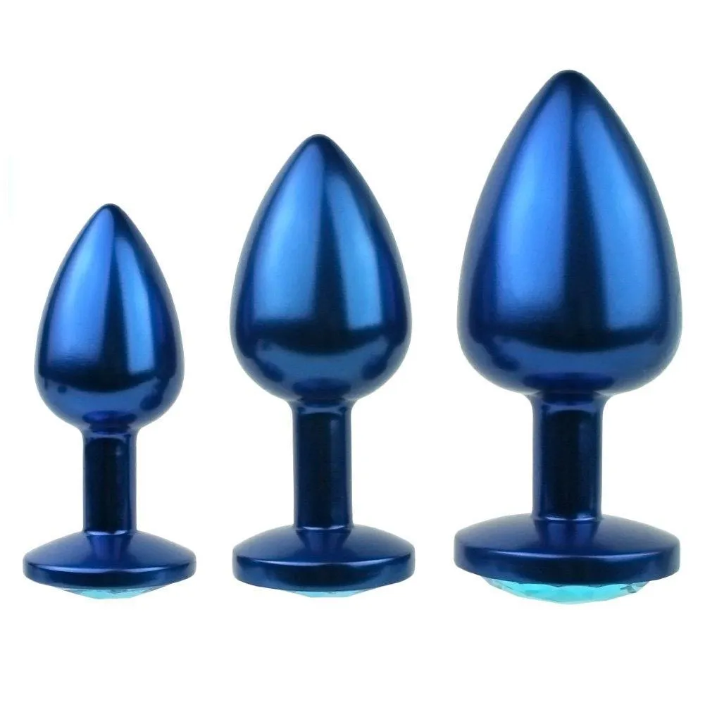 Jeweled Aluminum Anal Plug - A Beautiful Anal Toy!