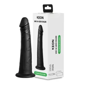 Kiiroo - Keon Vac U Lock Realistic Dildo 7.5" (Black)