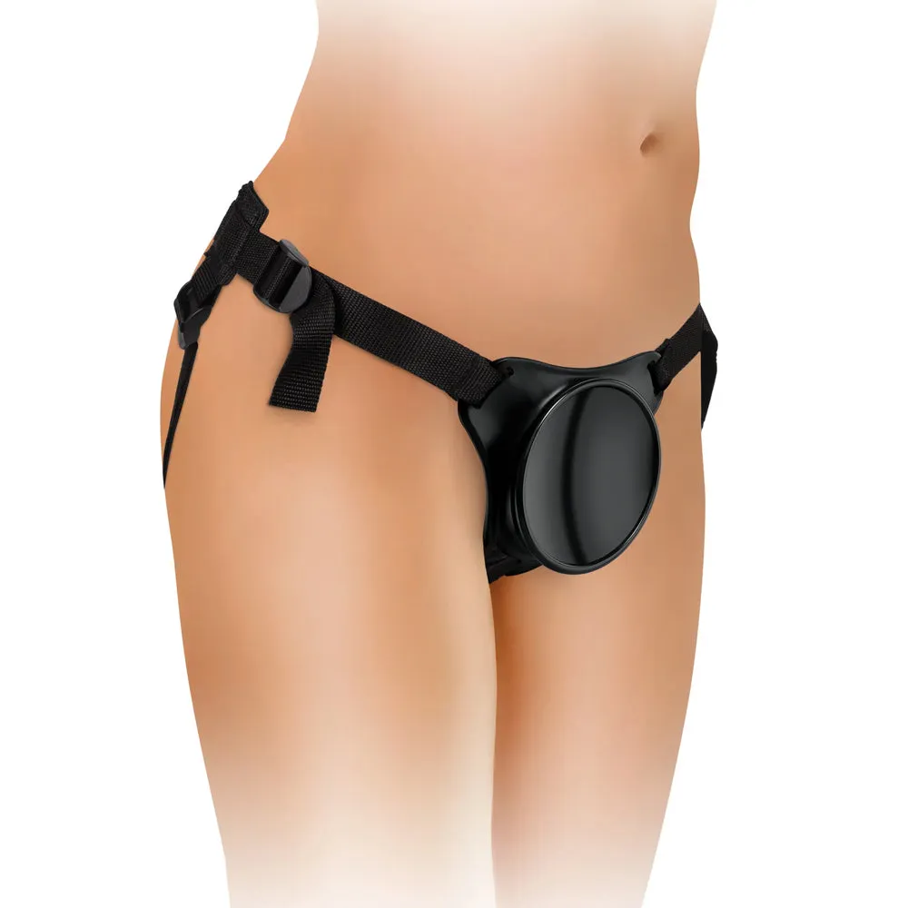 King Cock Elite Beginner's Silicone Body Dock Harness & 6" Dildo Kit